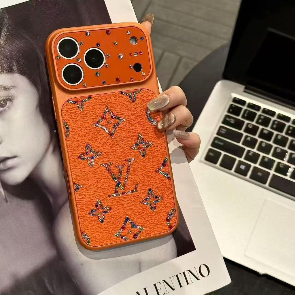 Luxurious, sparkling diamond iPhone phone case-3